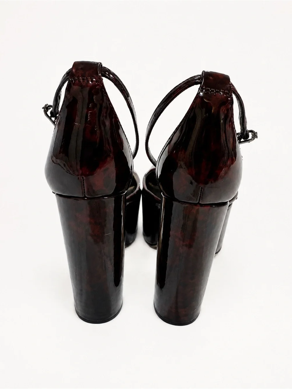 Sam Edelman Kori Tortoiseshell Patent Platform Heels Size 7